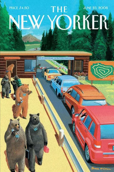 Постер с обложкой The New Yorker 23.06.2008