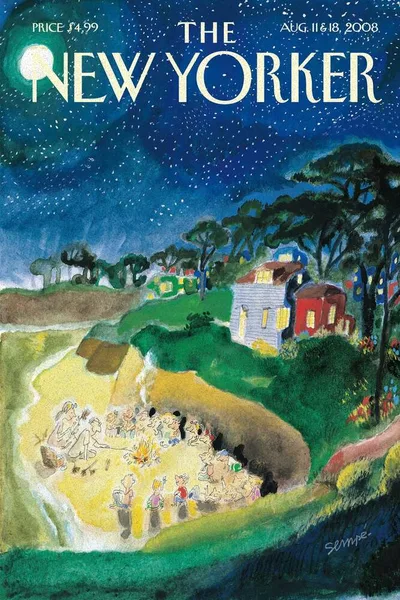 Постер с обложкой The New Yorker 11.08.2008