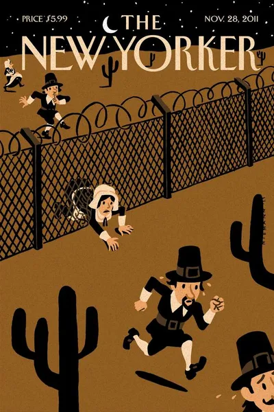 Постер с обложкой The New Yorker 28.11.2011