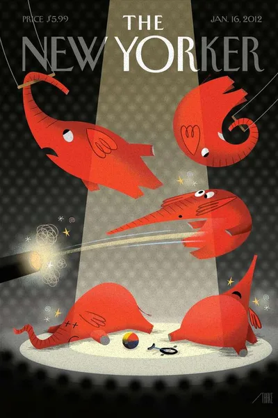 Постер с обложкой The New Yorker 16.01.2012