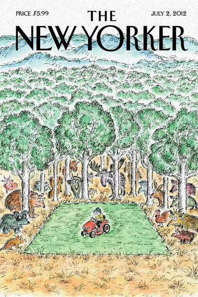 Постер с обложкой The New Yorker 02.07.2012