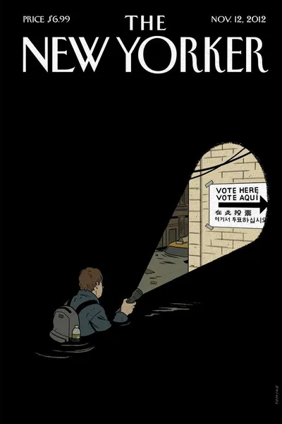 Постер с обложкой The New Yorker 12.11.2012