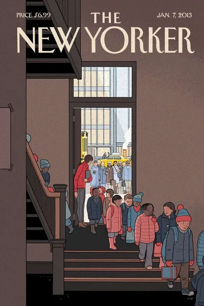 Постер с обложкой The New Yorker 07.01.2013