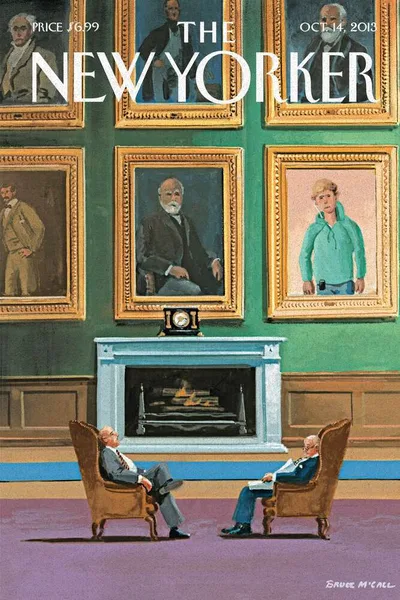 Постер с обложкой The New Yorker 14.10.2013
