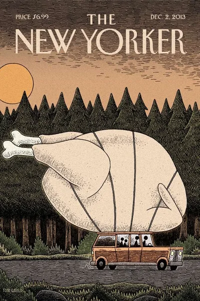Постер с обложкой The New Yorker 02.12.2013