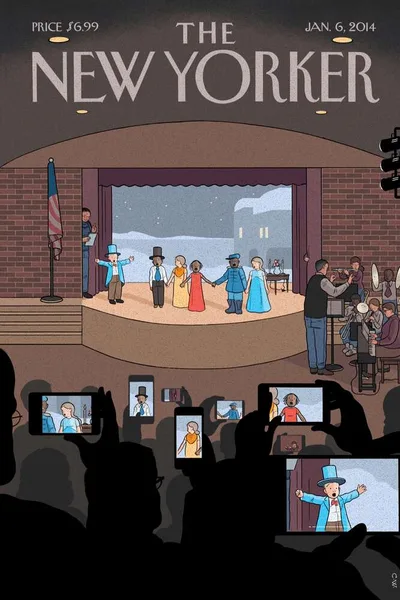 Постер с обложкой The New Yorker 06.01.2014