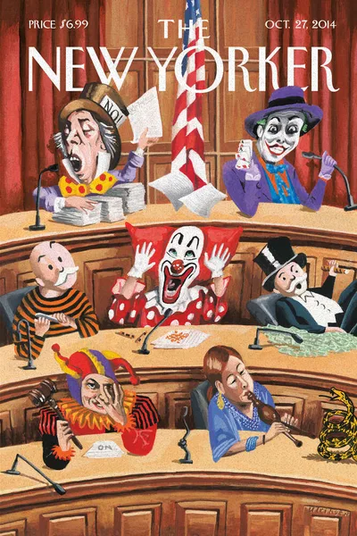 Постер с обложкой The New Yorker 27.10.2014