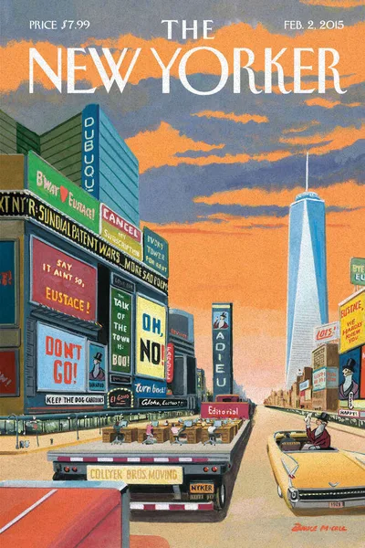 Постер с обложкой The New Yorker 02.02.2015