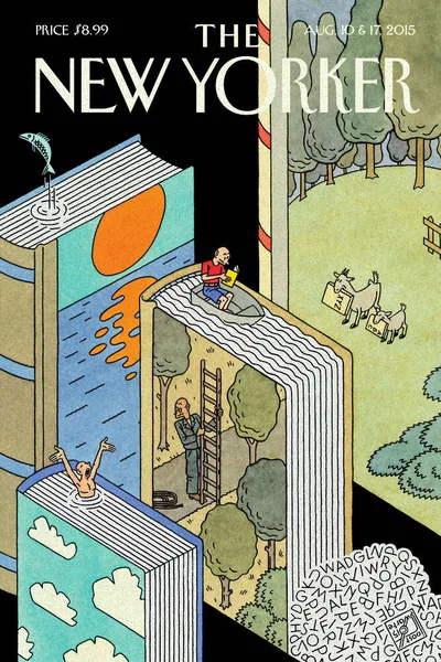 Постер с обложкой The New Yorker 10.08.2015