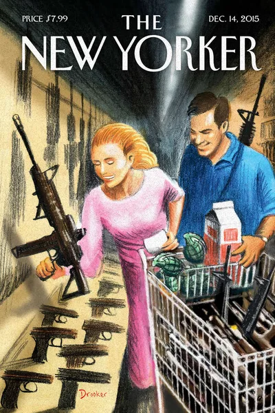 Постер с обложкой The New Yorker 14.12.2015