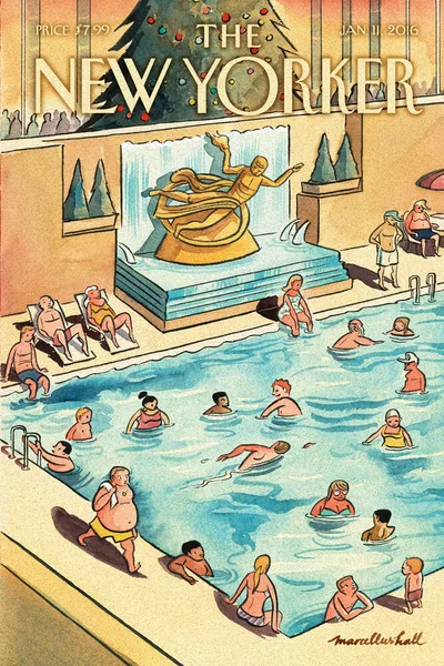 Постер с обложкой The New Yorker 11.01.2016