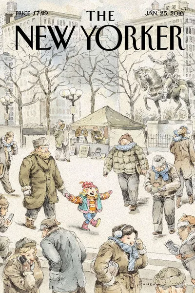 Постер с обложкой The New Yorker 25.01.2016