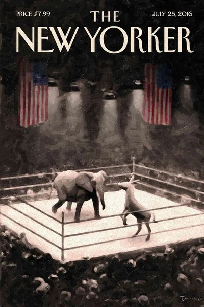 Постер с обложкой The New Yorker 25.07.2016
