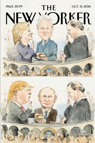 Постер с обложкой The New Yorker 31.10.2016