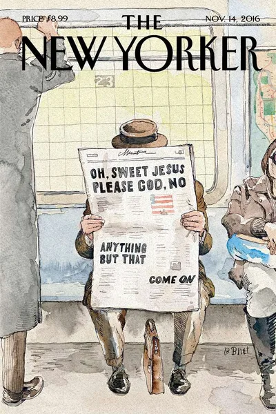 Постер с обложкой The New Yorker 14.11.2016
