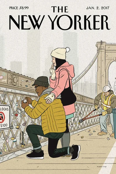 Постер с обложкой The New Yorker 02.01.2017