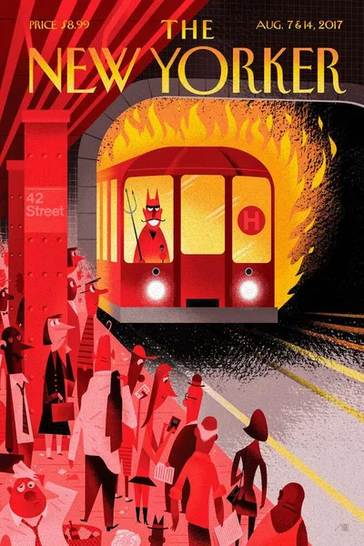 Постер с обложкой The New Yorker 07.08.2017