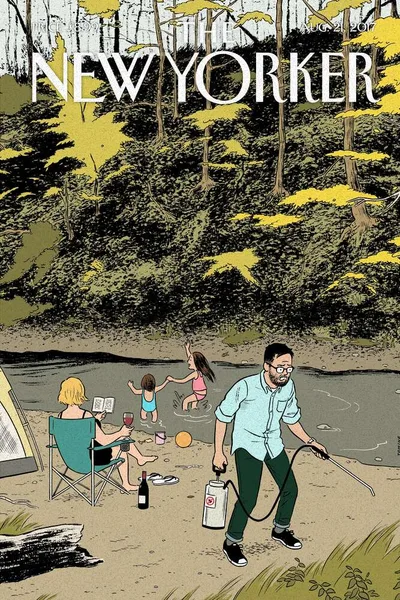 Постер с обложкой The New Yorker 21.08.2017