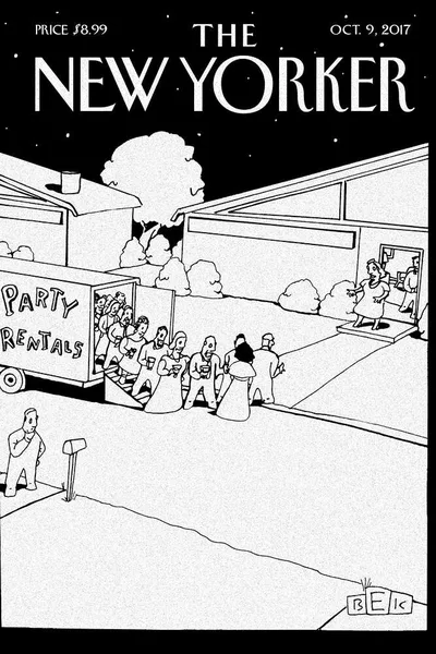 Постер с обложкой The New Yorker 09.10.2017