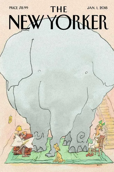 Постер с обложкой The New Yorker 01.01.2018