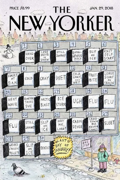 Постер с обложкой The New Yorker 29.01.2018