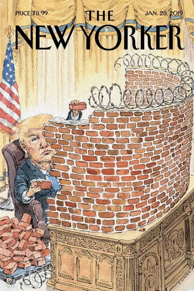 Постер с обложкой The New Yorker 28.01.2019