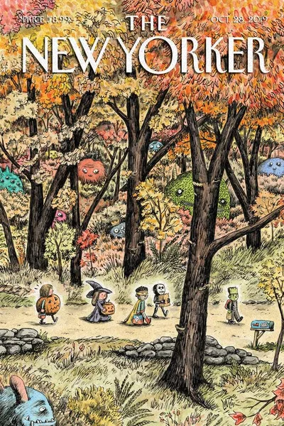 Постер с обложкой The New Yorker 28.10.2019