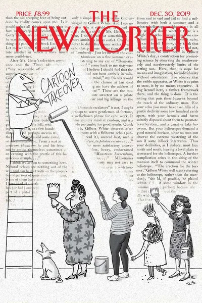 Постер с обложкой The New Yorker 30.12.2019