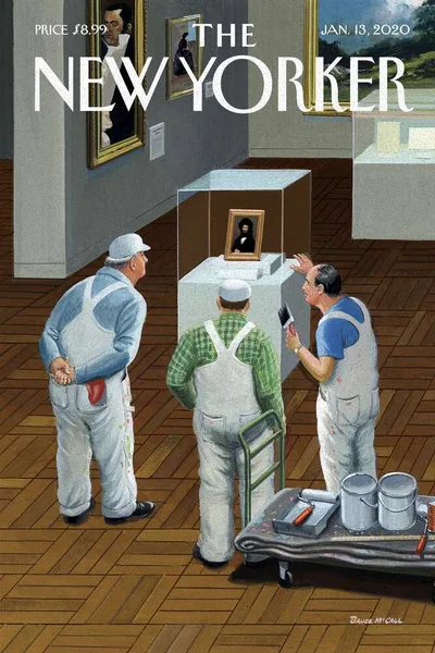 Постер с обложкой The New Yorker 13.01.2020