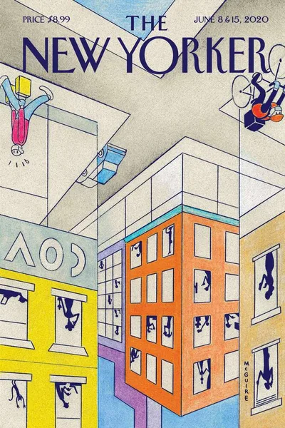 Постер с обложкой The New Yorker 08.06.2020