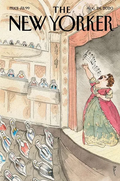 Постер с обложкой The New Yorker 24.08.2020