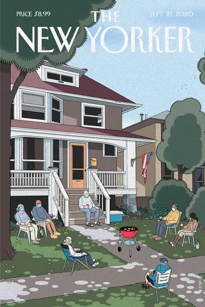Постер с обложкой The New Yorker 21.09.2020