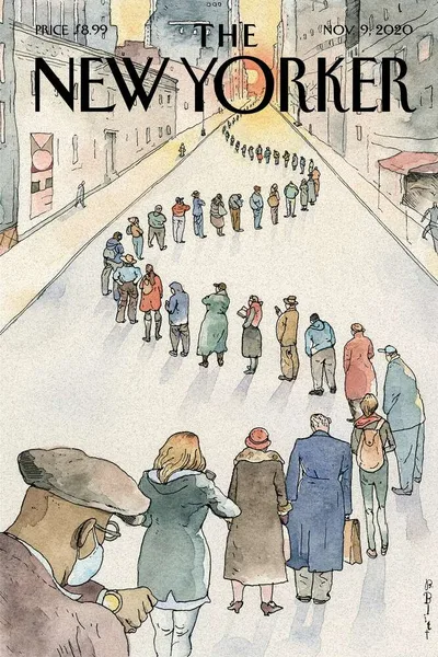 Постер с обложкой The New Yorker 09.11.2020