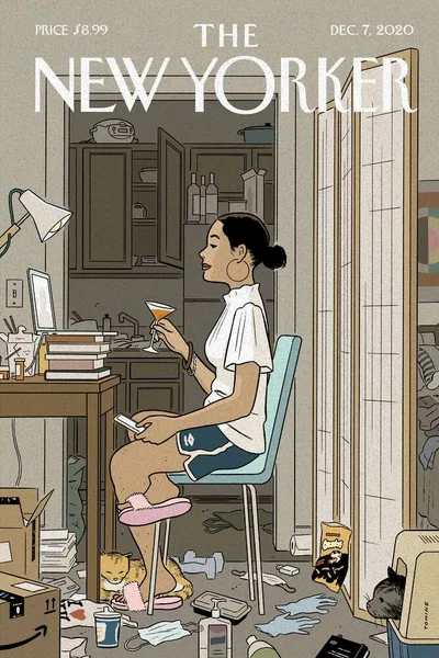 Постер с обложкой The New Yorker 07.12.2020