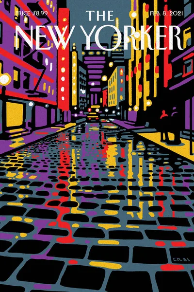 Постер с обложкой The New Yorker 08.02.2021