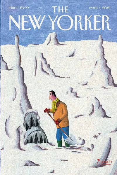 Постер с обложкой The New Yorker 01.03.2021