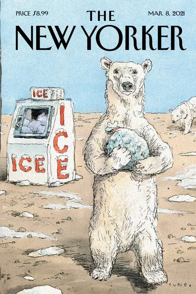Постер с обложкой The New Yorker 08.03.2021