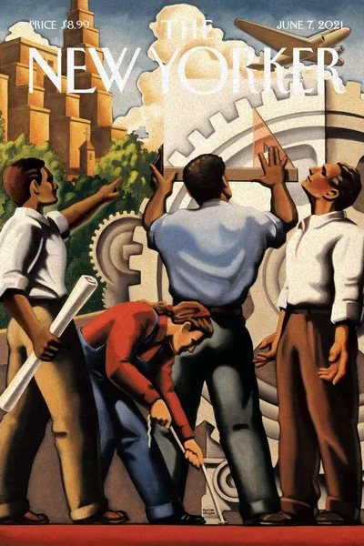 Постер с обложкой The New Yorker 07.06.2021