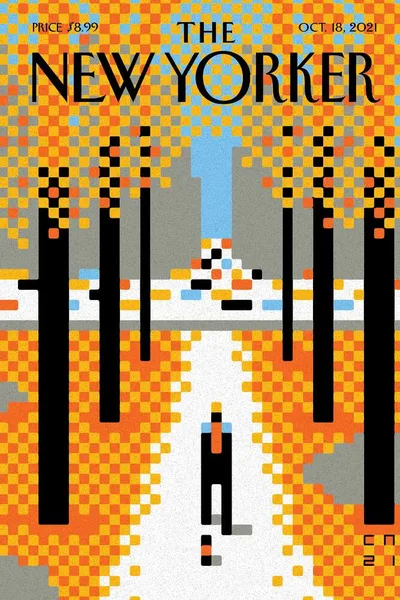 Постер с обложкой The New Yorker 18.10.2021