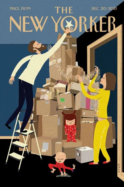 Постер с обложкой The New Yorker 20.12.2021