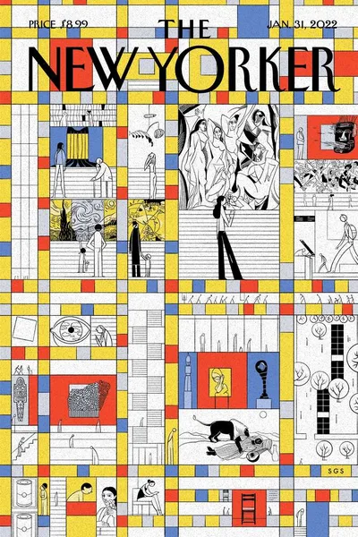 Постер с обложкой The New Yorker 31.01.2022