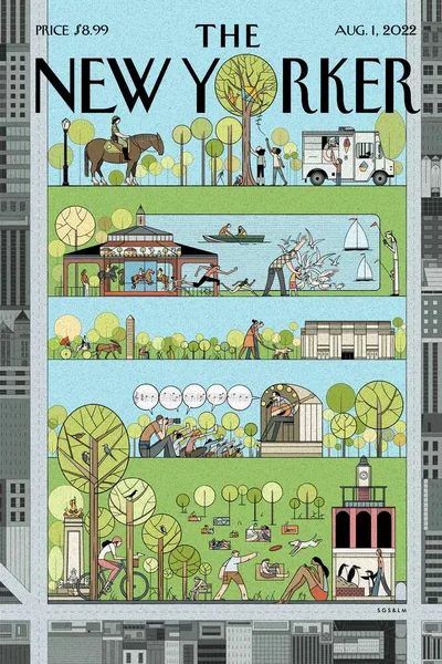 Постер с обложкой The New Yorker 01.08.2022