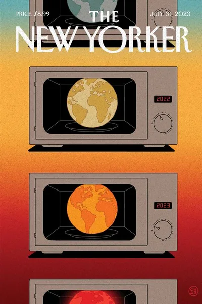 Постер с обложкой The New Yorker 31.07.2023
