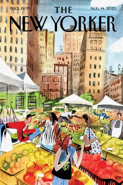 Постер с обложкой The New Yorker 14.08.2023