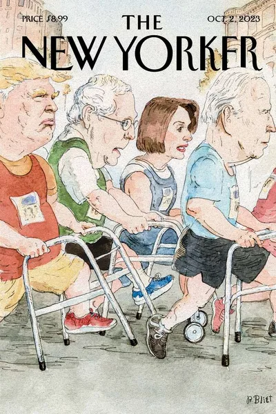 Постер с обложкой The New Yorker 02.10.2023