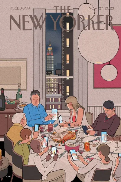 Постер с обложкой The New Yorker 27.11.2023