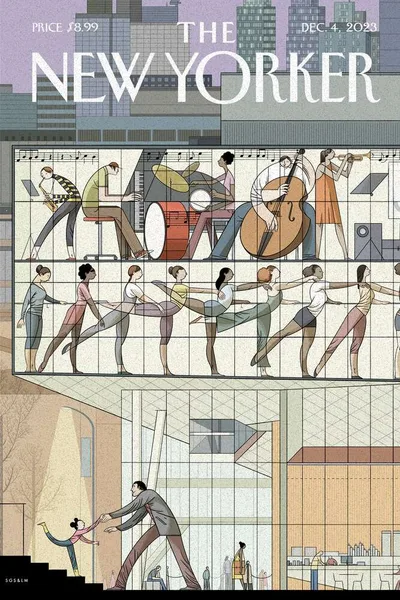 Постер с обложкой The New Yorker 04.12.2023