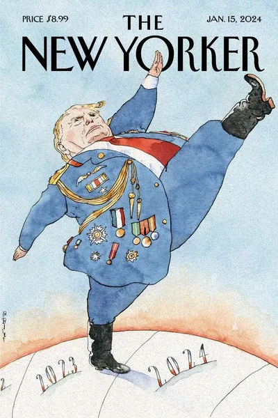 Постер с обложкой The New Yorker 15.01.2024