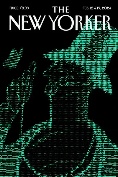Постер с обложкой The New Yorker 12.02.2024