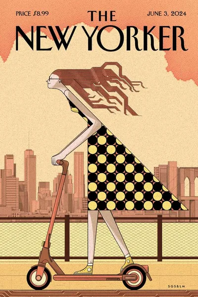Постер с обложкой The New Yorker 03.06.2024
